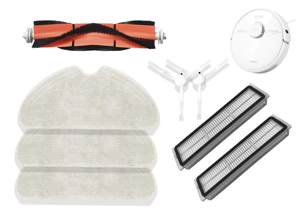 Набір змінних аксесуарів (8 шт.) сумісних з Dreame D9, D9 Max, L10 Pro, LDS Finder, фото 1