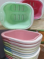 Ванночка для ніг Педикюрна ванночка з роликами відерце