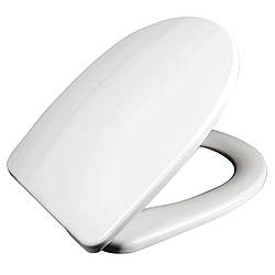 Кришка сидіння для унітаза Sydanit Еко 79 Плюс металеве кріплення біла поліпропілен