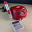 Фрезер Bucos Nail Drill ZS-601 PRO RED, 35000 об/хв, 45 Вт., фото 7