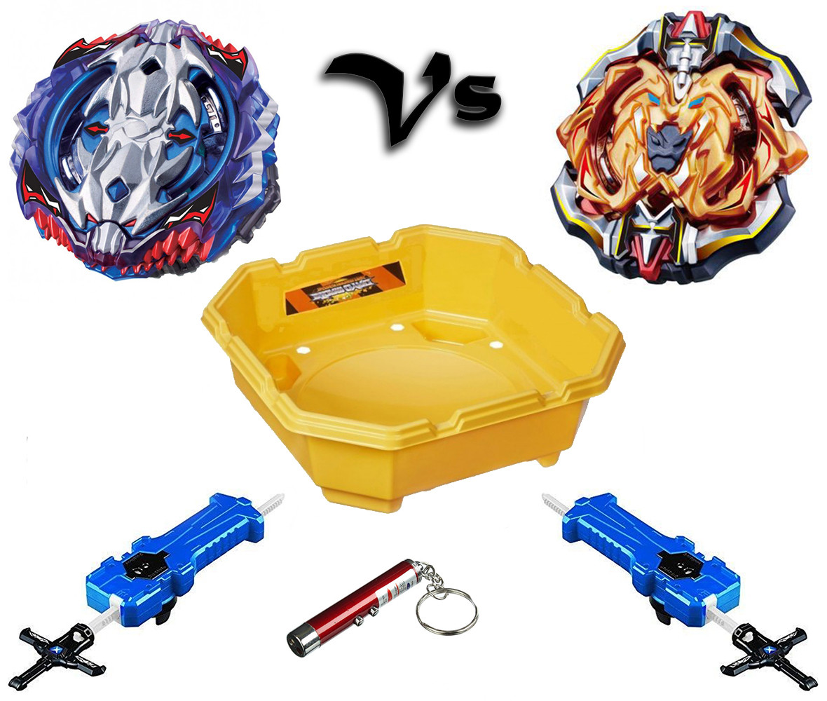Набір Beyblade (Бейблейд) Арена 40см + Леопард + Геркулес + 2 запускача + 2 Лаунчера + Лазерна указка 205308