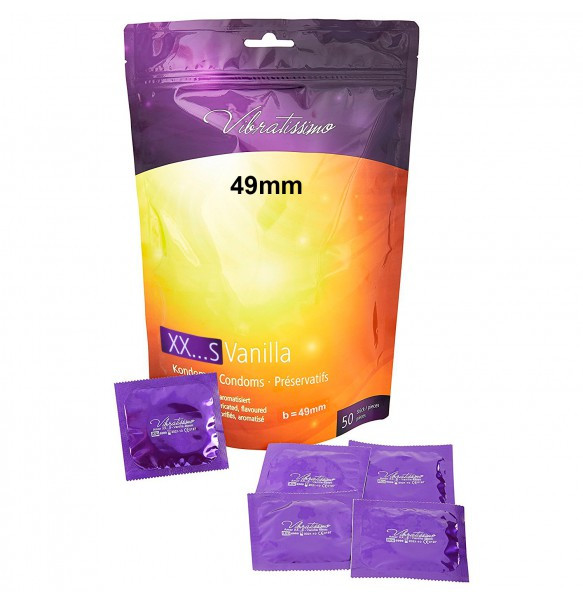 Презервативи - Vibratissimo XX ... S Vanilla, 49 мм, 50 шт. Кітті
