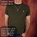 Срібна цепочка з хрестиком чоловіча з накладками золота. Хрестик срібло з золотом і ланцюг бісмарк. Довжина 60 см, фото 7