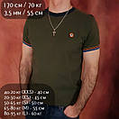 Срібна цепочка з хрестиком чоловіча з накладками золота. Хрестик срібло з золотом і ланцюг бісмарк. Довжина 60 см, фото 2