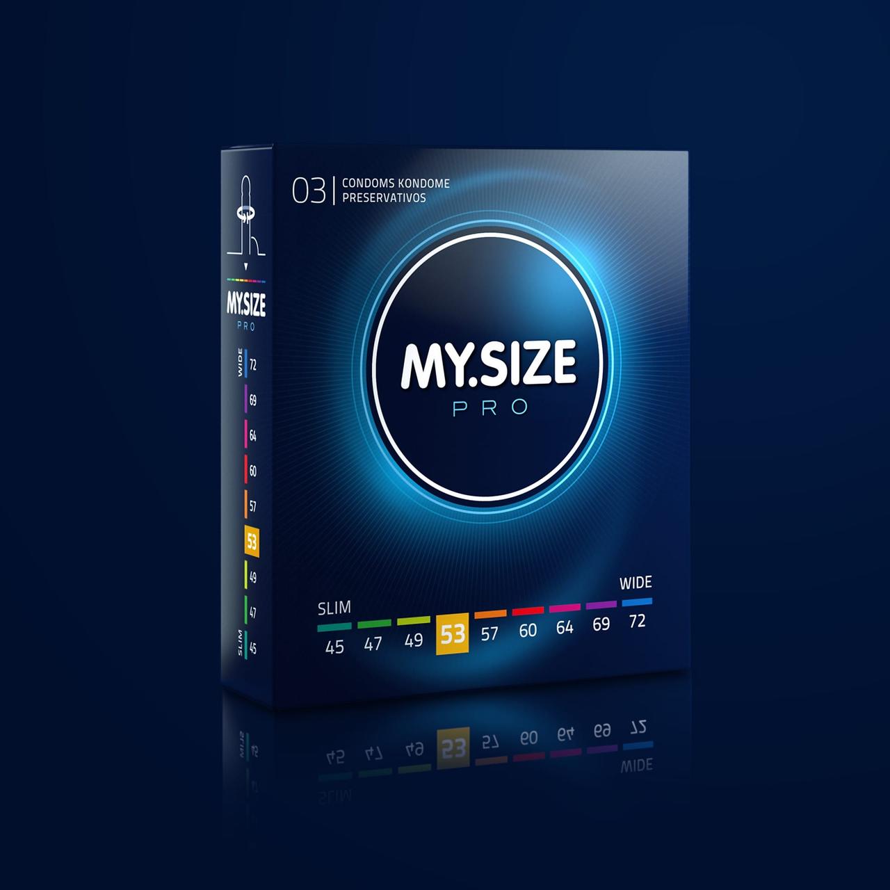 Презервативи - My.Size Pro 53, 3 шт. Кітті
