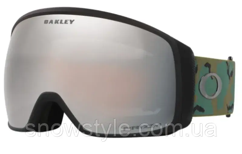 Гірськолижна маска Oakley Flight Tracker L (XL) Camo лінза Prizm Black Iridium + Кейс