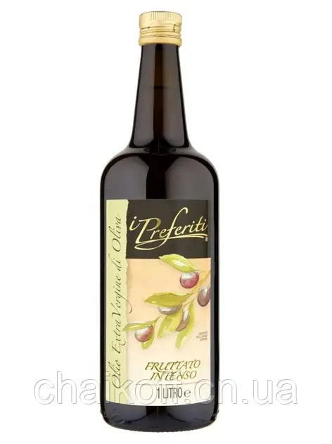 Масло оливковое  I Preferiti Fruttato Medio Equilibrato Extra Vergine 1000 мл (Италия)