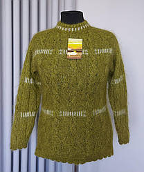 Мохеровий жіночий светр з коміром стійка 48/50