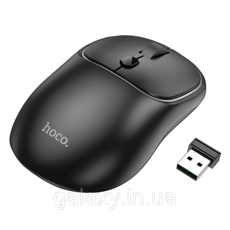 Миша Hoco бездротова Bluetooth / 2.4Ггц USB Royal business GM25 Black, фото 1