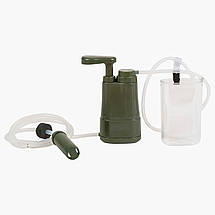 Портативний туристичний фільтр для очищення води Highlander Miniwell Pump FA015 (Olive), фото 3