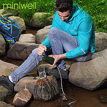 Портативний туристичний фільтр для очищення води Highlander Miniwell Pump FA015 (Olive), фото 5