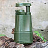 Портативний туристичний фільтр для очищення води Highlander Miniwell Pump FA015 (Olive), фото 8