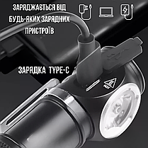 Налобний ліхтар із магнітом та затискачем акумуляторний PLD-6603-P8 ваш надійний помічник у будь-якій ситуації, фото 4