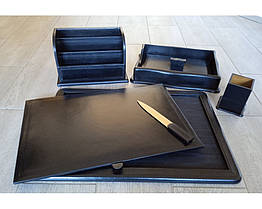 Настільний набір зі шкіри Fret Black