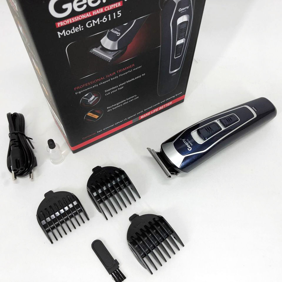 Електромашинка для волосся GEMEI GM-6115, Машинка для стрижки gemei, CD-624 Професійна електробритва