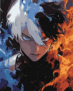 Картина за номерами Ідейка Дві стихії 40х50 см