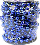 Намісто декор. 8ммх6м на бобіні,сине №8341(48), фото 2