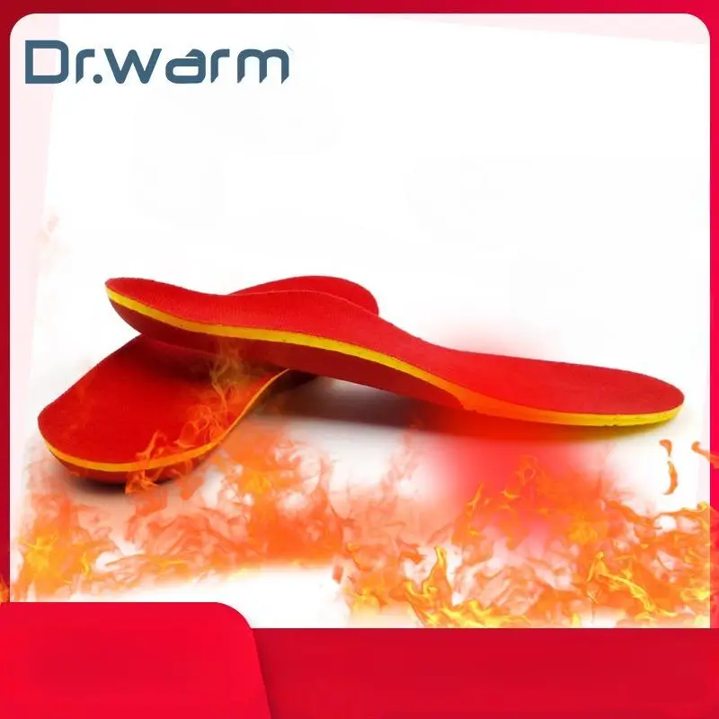 Устілки з підігрівом "Dr. Warm 2200 Turbo" посилені, бездротові 2200 mAh, радіокеровані на пульту червоні XL