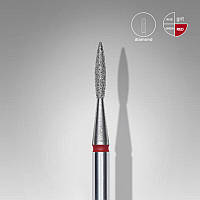 Фреза алмазна Полум'я гостре STALEKS PRO 1.6 мм червоний