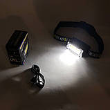 Ліхтар налобний YY-19С-5SMD+COB white+yellow+red TI-340 Motion Sensor, фото 7