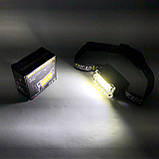Ліхтар налобний YY-19С-5SMD+COB white+yellow+red TI-340 Motion Sensor, фото 10