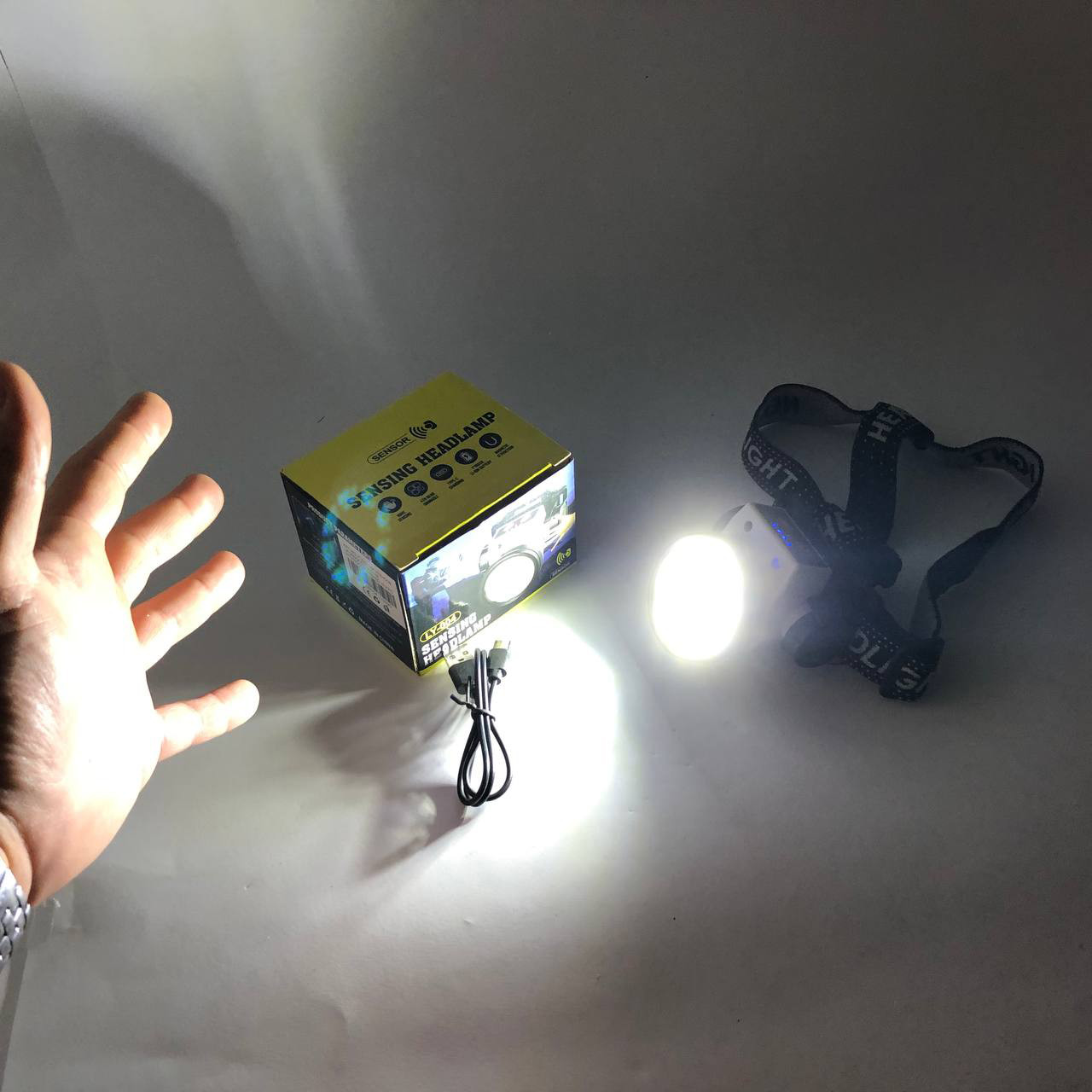 Ліхтар PF-448 налобний PLD-LY004-XPE+COB, фото 1