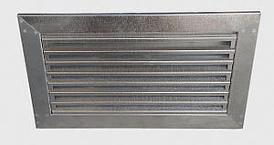 Решітка нерегульована оцинкована 600х350 C-RKO-60-35