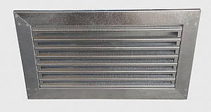 Решітка нерегульована оцинкована 500х250 C-RKO-50-25