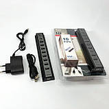 Розгалужувач USB HUB на 10 портів з активною зарядкою 220V. XI-315 Колір чорний, фото 8