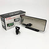 Годинник настільний дзеркальний VST-888Y-1 USB з XP-251 червоним циферблатом, фото 4