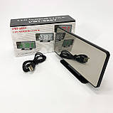 Годинник настільний дзеркальний VST-888Y-1 USB з XP-251 червоним циферблатом, фото 9