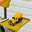 Іграшковий набір Трек Будівництво металопластикова машинка 2в1 Автотрек вантажівка будівельна техніка, фото 7
