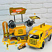 Іграшковий набір Трек Будівництво металопластикова машинка 2в1 Автотрек вантажівка будівельна техніка, фото 2