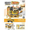 Іграшковий набір Трек Будівництво металопластикова машинка 2в1 Автотрек вантажівка будівельна техніка, фото 10