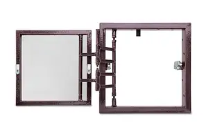 Люк настінний розпашній з регулюванням дверцята