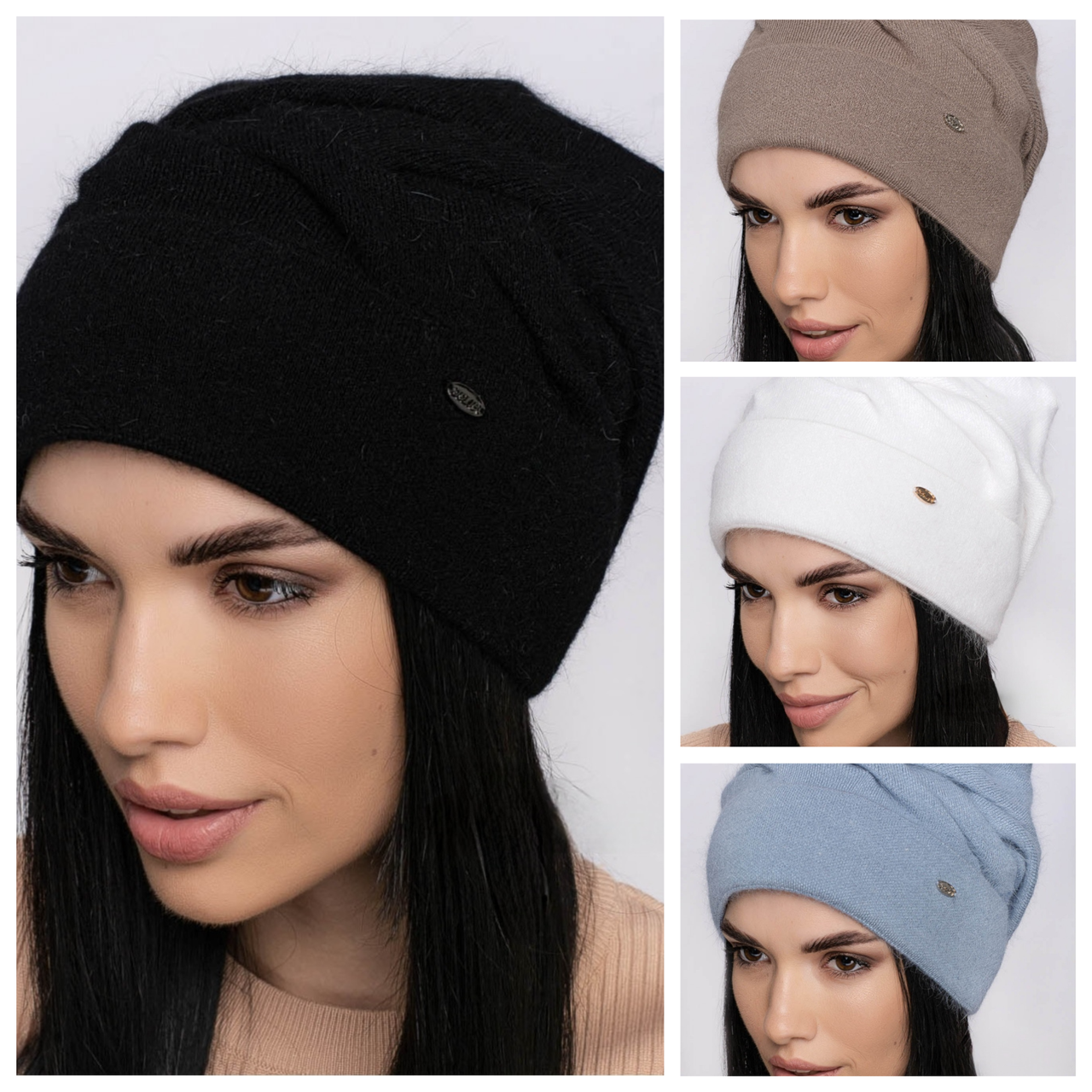 Жіноча об'ємна в'язана шапка, В'язання шапки жіночої Зимова жіноча об'ємна в'язана шапка