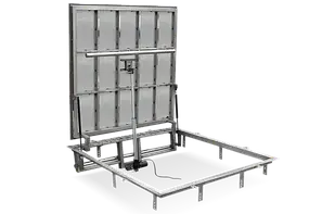 Люк підлоговий "Еко" з нержавіючої сталі