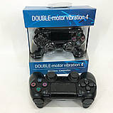 Джойстик DOUBLESHOCK для PS 4, бездротовий ігровий геймпад PS4/PC акумуляторний джойстик. WG-248 Колір чорний, фото 4