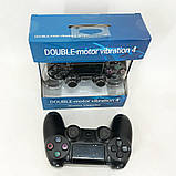 Джойстик DOUBLESHOCK для PS 4, бездротовий ігровий геймпад PS4/PC акумуляторний джойстик. WG-248 Колір чорний, фото 8