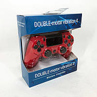 Джойстик DOUBLESHOCK для PS 4, бездротовий ігровий геймпад PS4/PC акумуляторний джойстик. YC-727 Колір: червоний