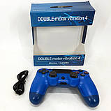 Джойстик DOUBLESHOCK для PS 4, бездротовий ігровий геймпад PS4/PC акумуляторний джойстик. VR-995 Колір синій, фото 9