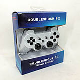 Бездротовий ігровий геймпад Doubleshock PS3/PC акумуляторний джойстик з функцією вібрації. HW-431 Колір: білий, фото 11