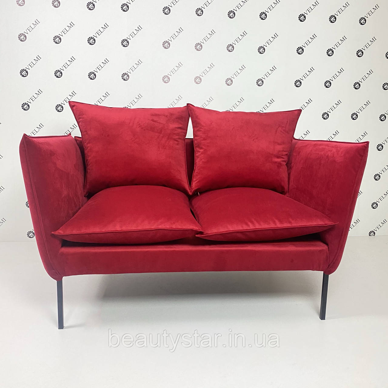 Диван для очікування Velour м'який диван для відвідувачів VM235