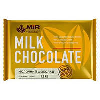 Шоколад молочний Mir Chocolate 28% блок 1,2кг