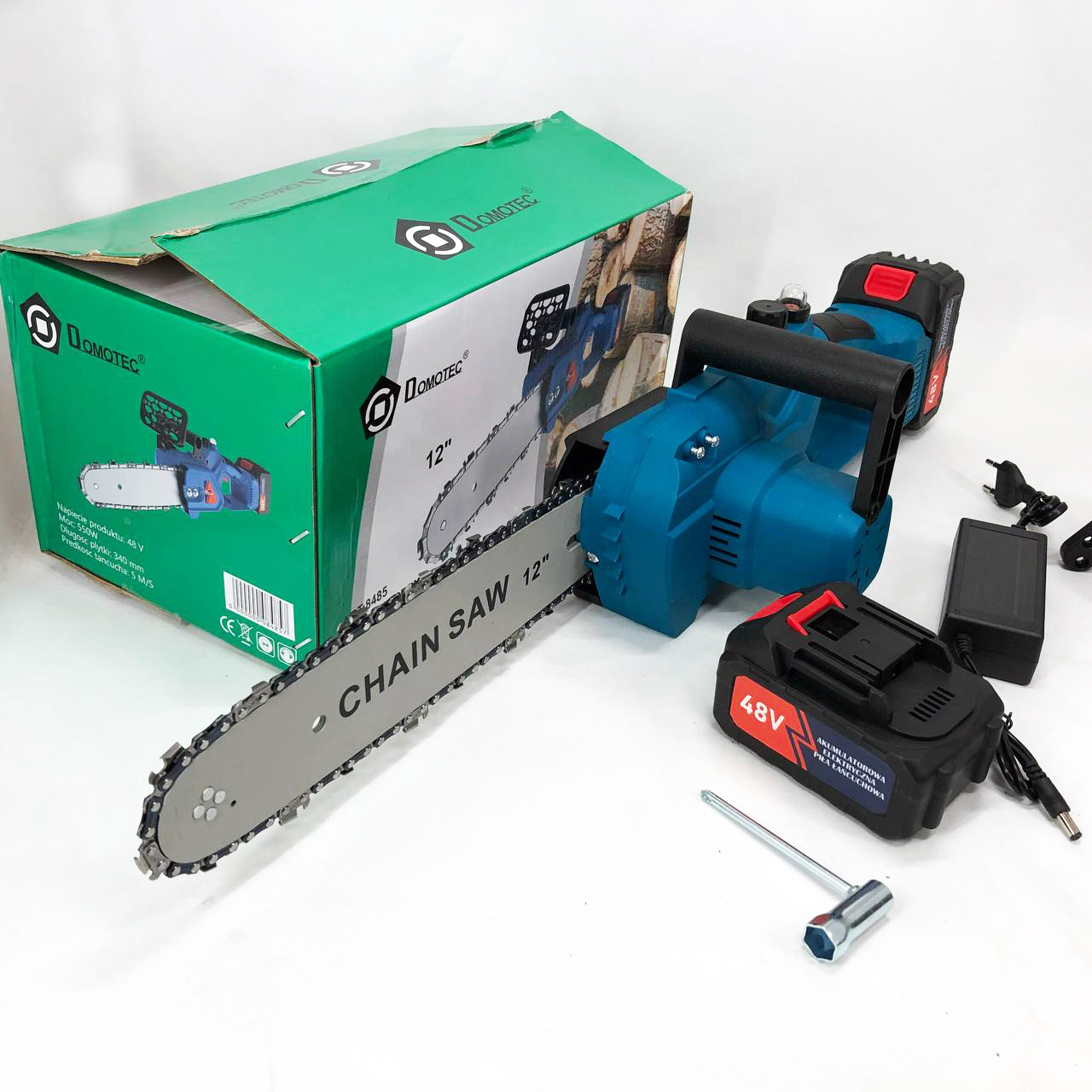 Акумуляторна ланцюгова пилка Chain Saw 12'' SW-642 (30см) DOMOTEC