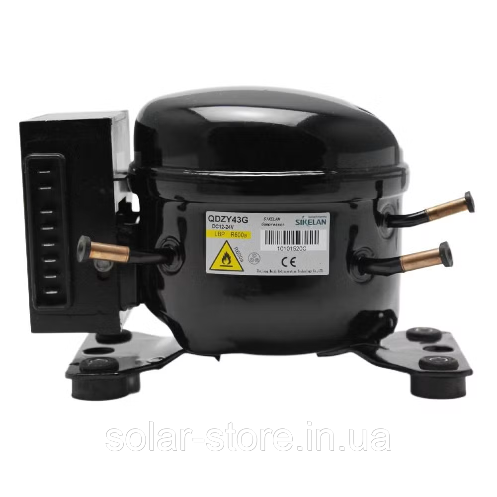 Компресор DC 12-24V SIKELAN QDZY43G для холодильника/морозильной камеры