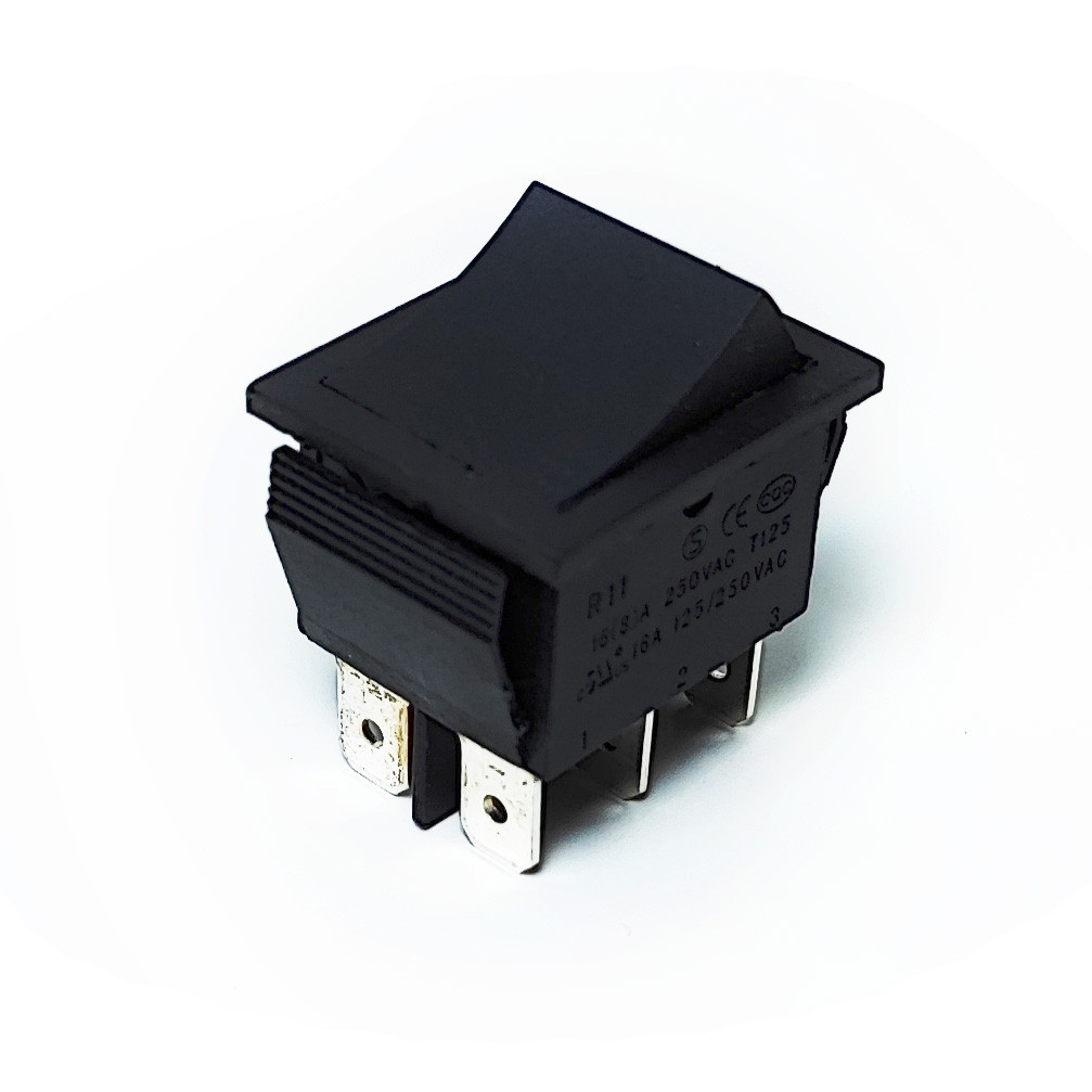 Кнопка педалі дитячого електромобіля 6 контактів без фіксатора