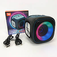Портативна Bluetooth колонка TG359 7W з RGB підсвічуванням. RJ-848 Колір: чорний