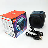 Портативна Bluetooth колонка TG359 7W з RGB підсвічуванням. RJ-848 Колір: чорний, фото 6