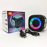 Портативна Bluetooth колонка TG359 7W з RGB підсвічуванням. RJ-848 Колір: чорний, фото 11